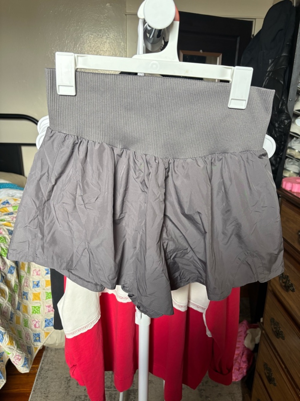 FP MOVEMENT Carpe DiemHigh-Waist Gray Shorts